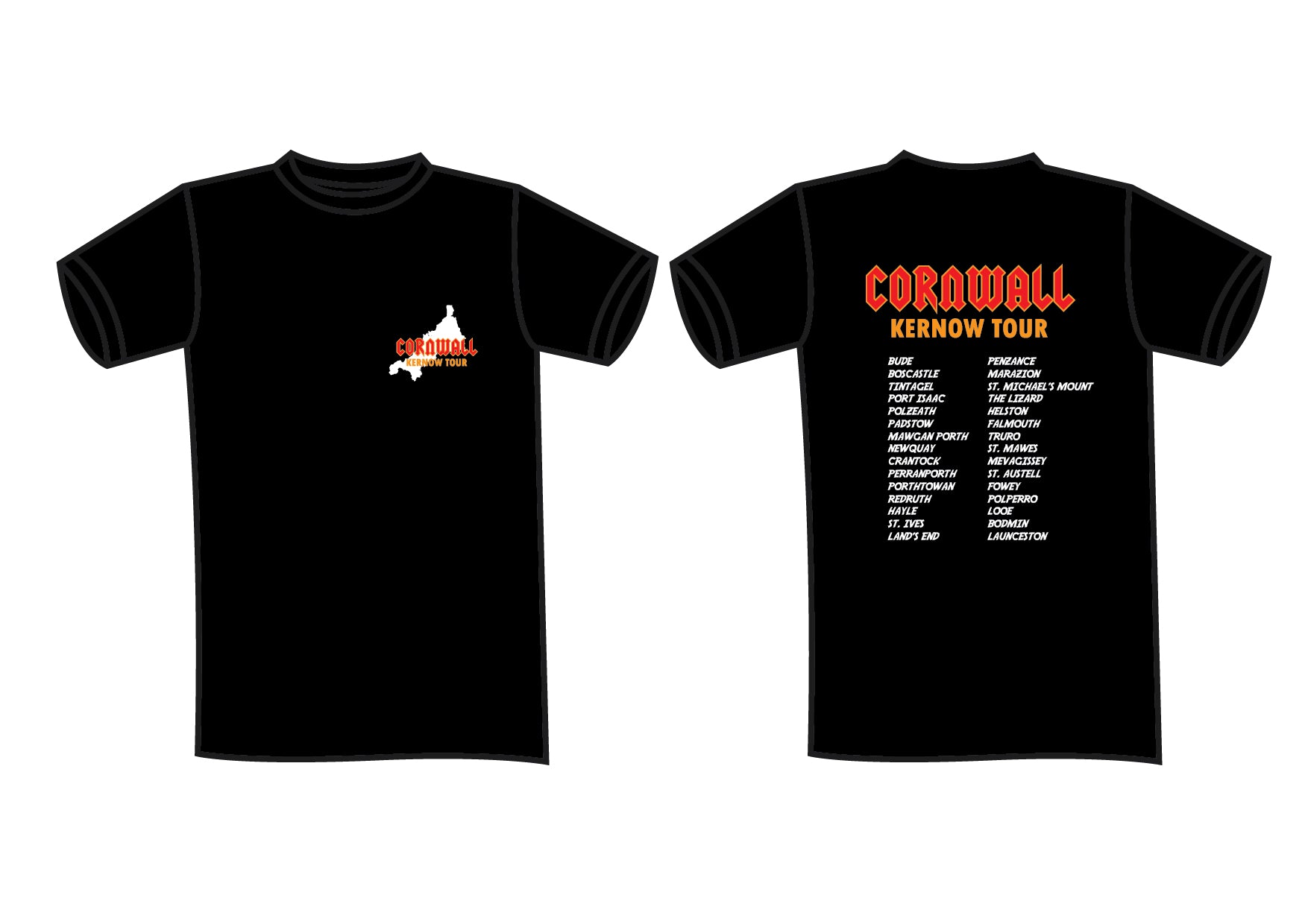 Kernow Tour Adults  T-Shirt